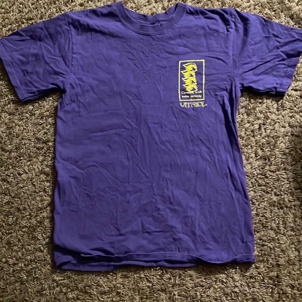Vitriol T-Shirt, Size S, Purple